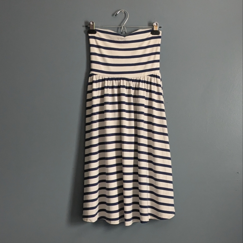 ❤️ Asos Petite strapless striped dress size 2 UK 6 EU 34